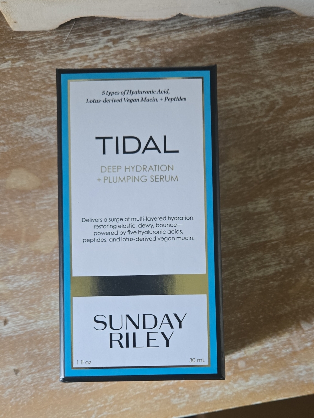 NIB Sunday Riley Tidal - Deep Hydration And Plumping Serum, 1 Oz - Picture 3 of 4